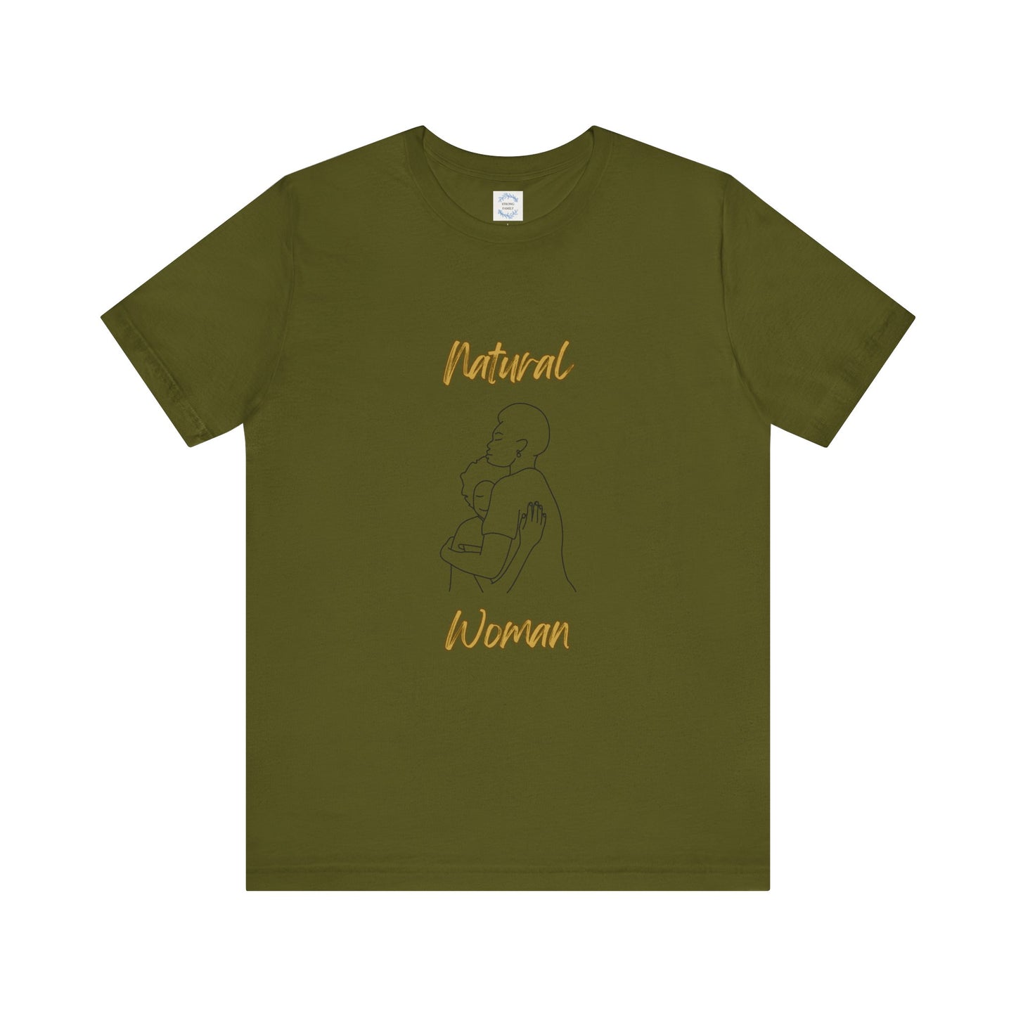Natural Woman Safe With Momma (BL) Short Sleeve T-Shirt