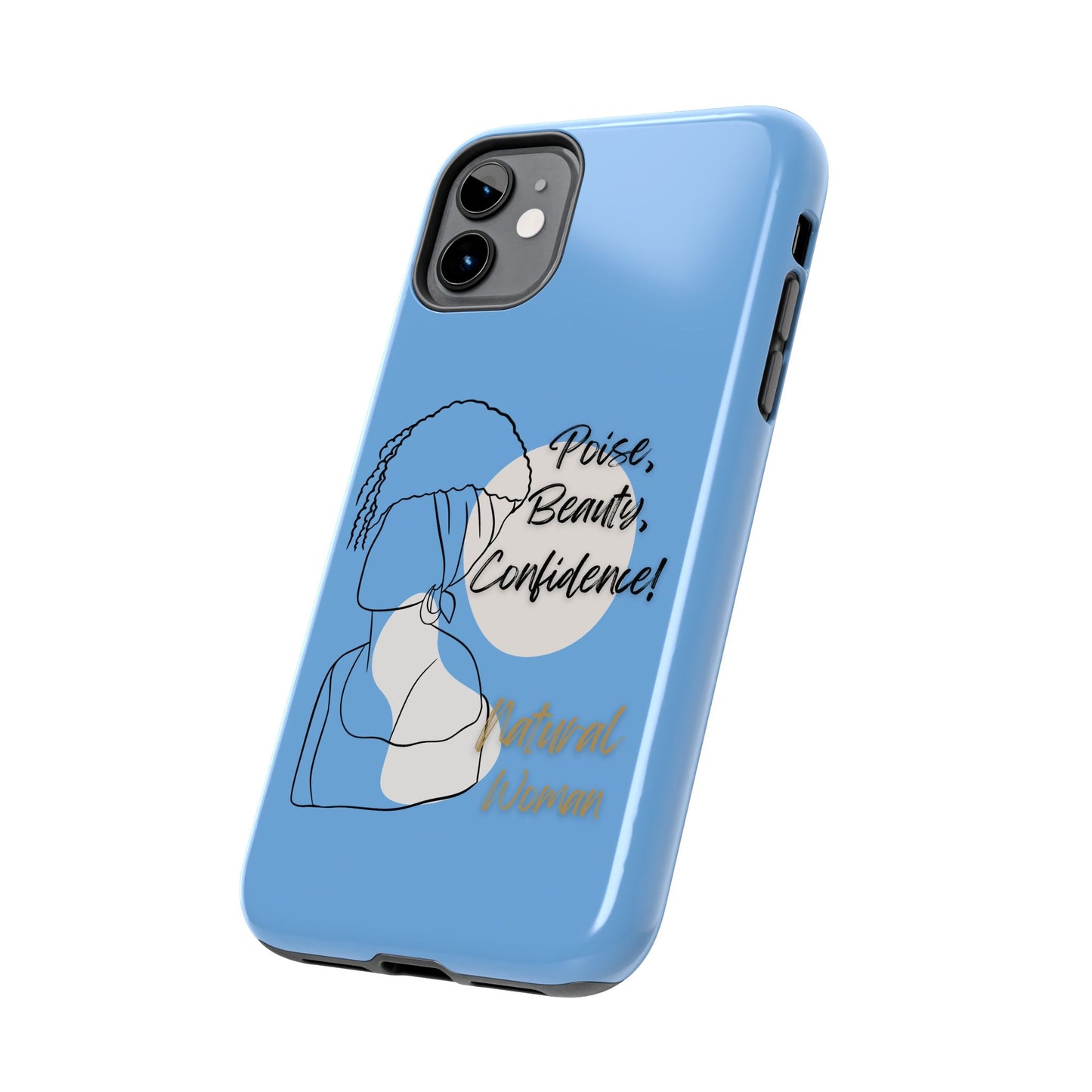 Natural Woman Puff (BL)Tough Phone Cases LIGHT BLUE