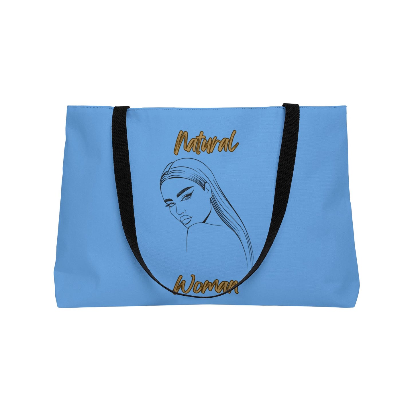 Natural Woman The Stare (BL) Weekender Tote Bag LIGHT BLUE