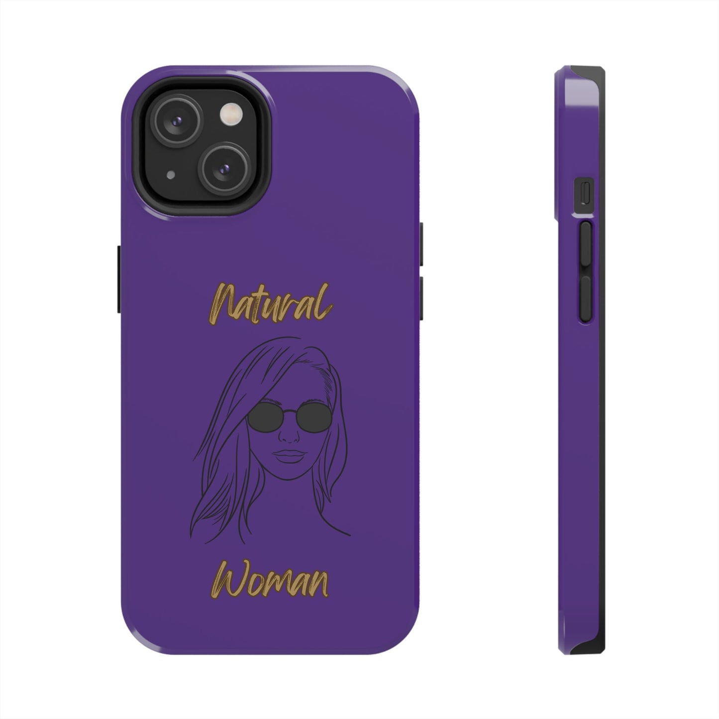 Natural Woman Shades (BL)Tough Phone Cases PURPLE