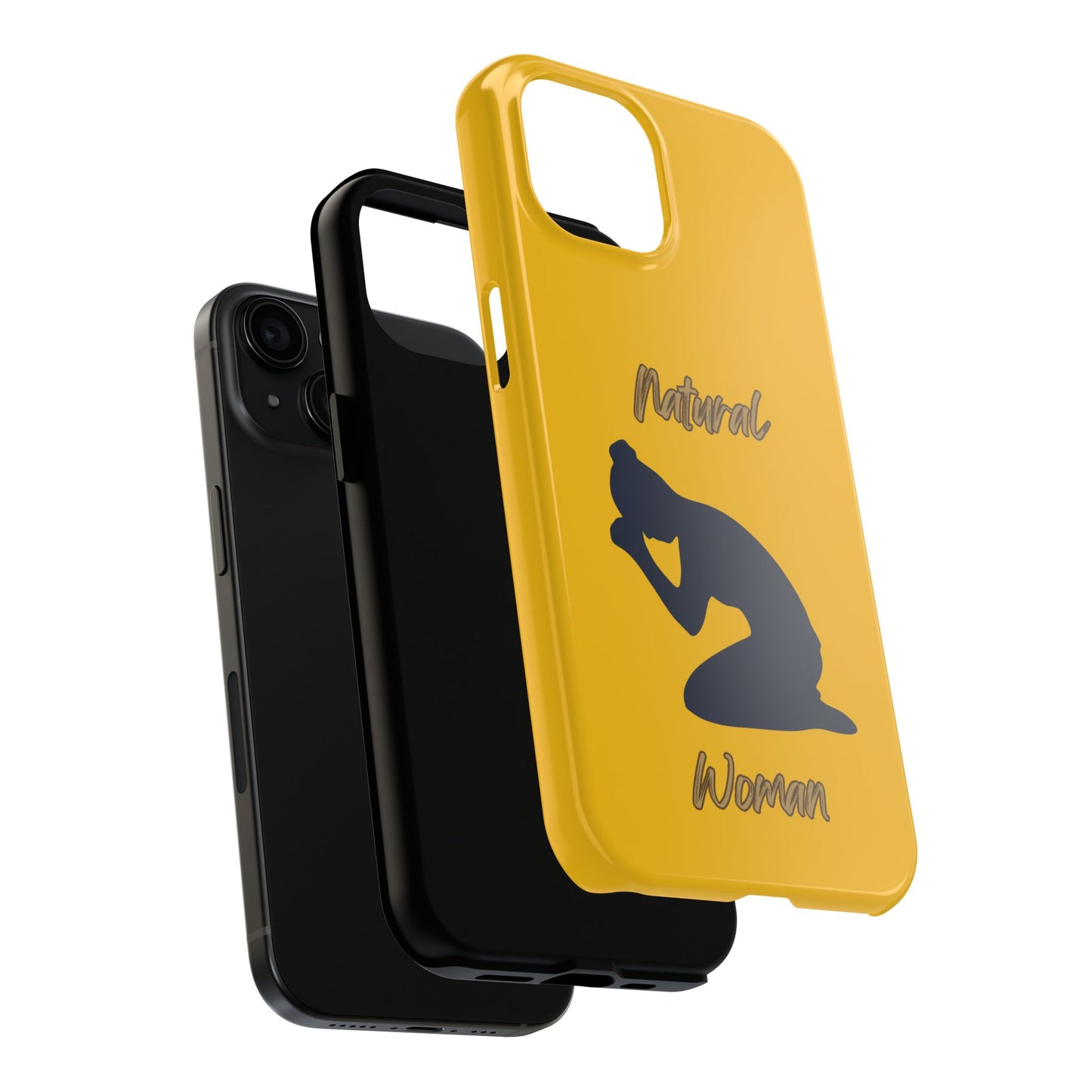 Natural Woman Pray (BL) Tough Phone Cases YELLOW