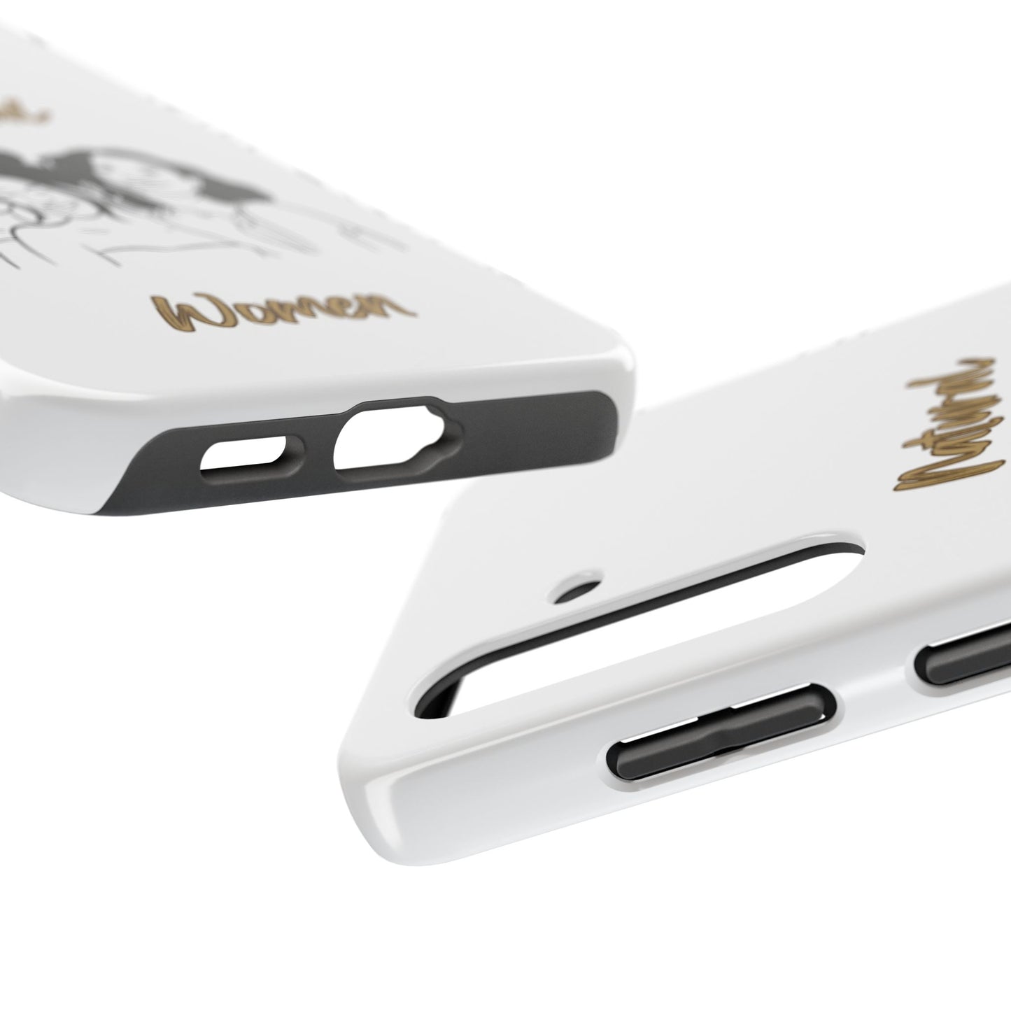 Natural Women Laughing Friends (BL)Tough Phone Cases WHITE