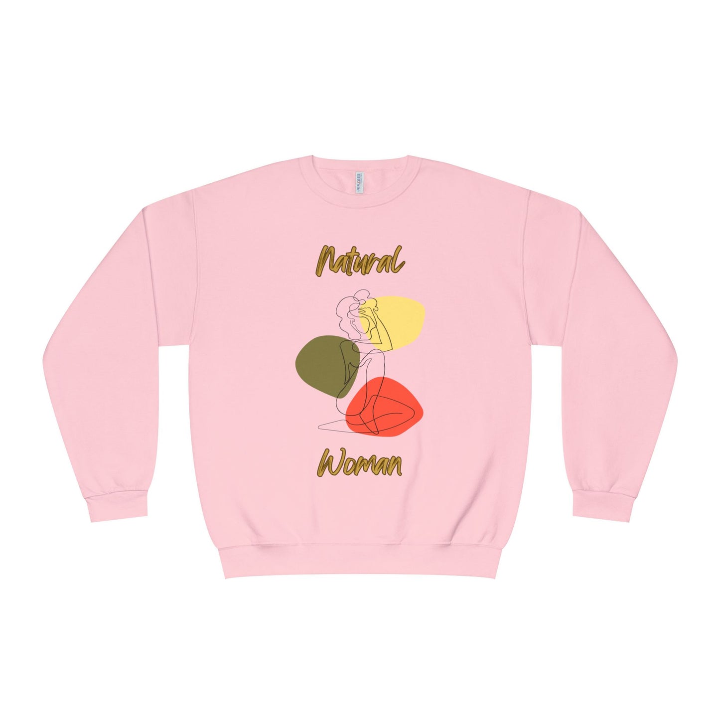 Natural Woman Colorful Pose (BL) Crewneck Sweatshirt