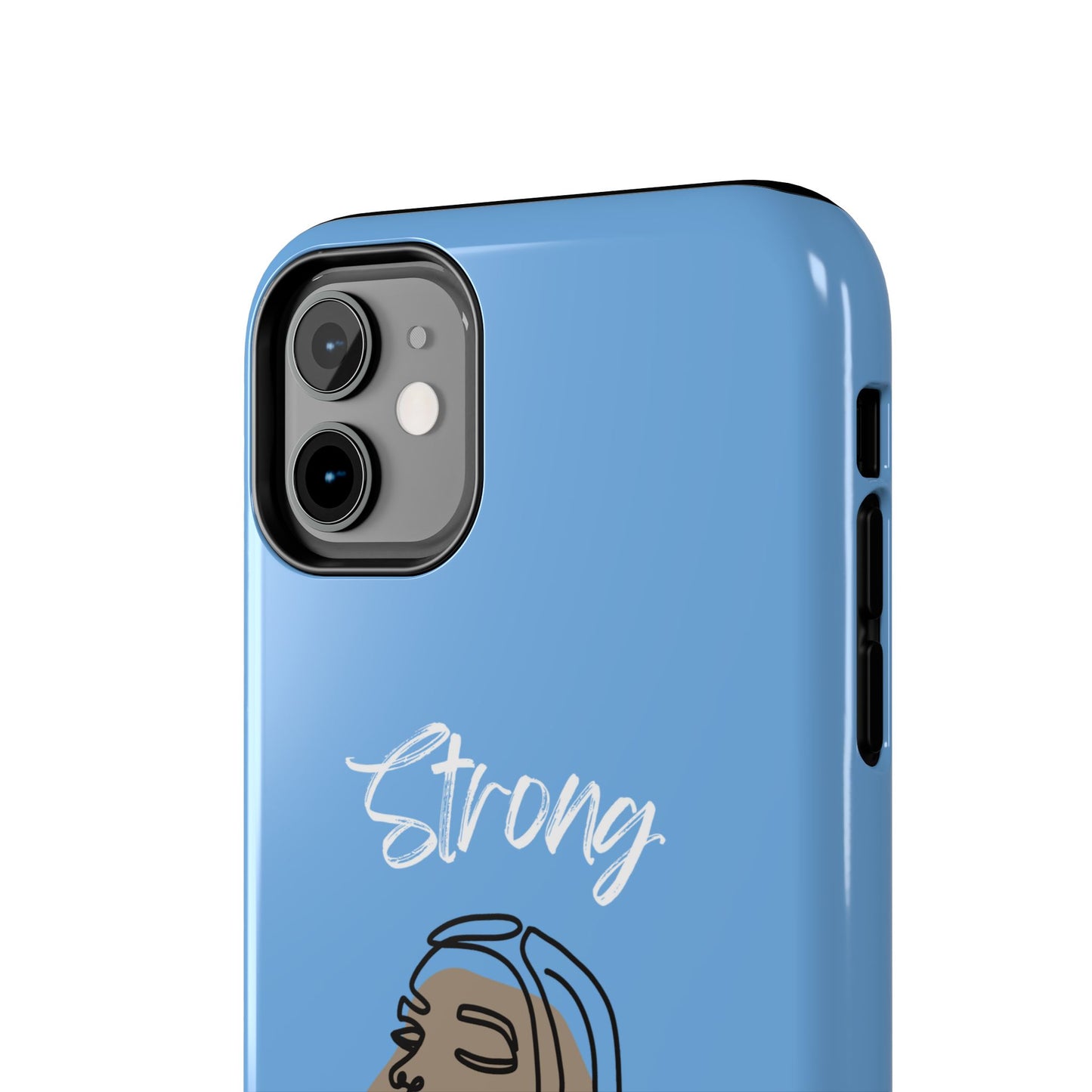 Strong Momma (WL) Tough Phone Cases LIGHT BLUE