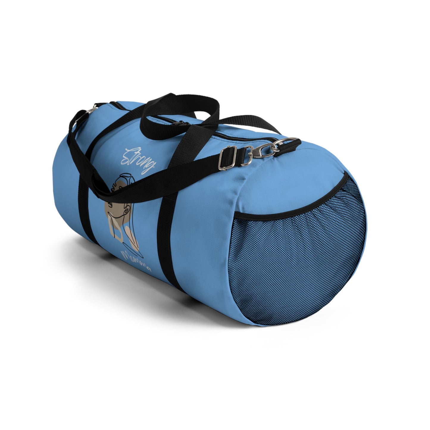 Strong Momma (WL) Duffel Bag LIGHT BLUE