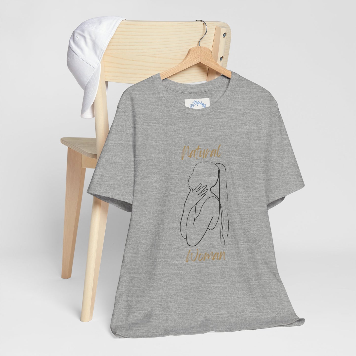 Natural Woman Ponytail (BL) Short Sleeve T-Shirt