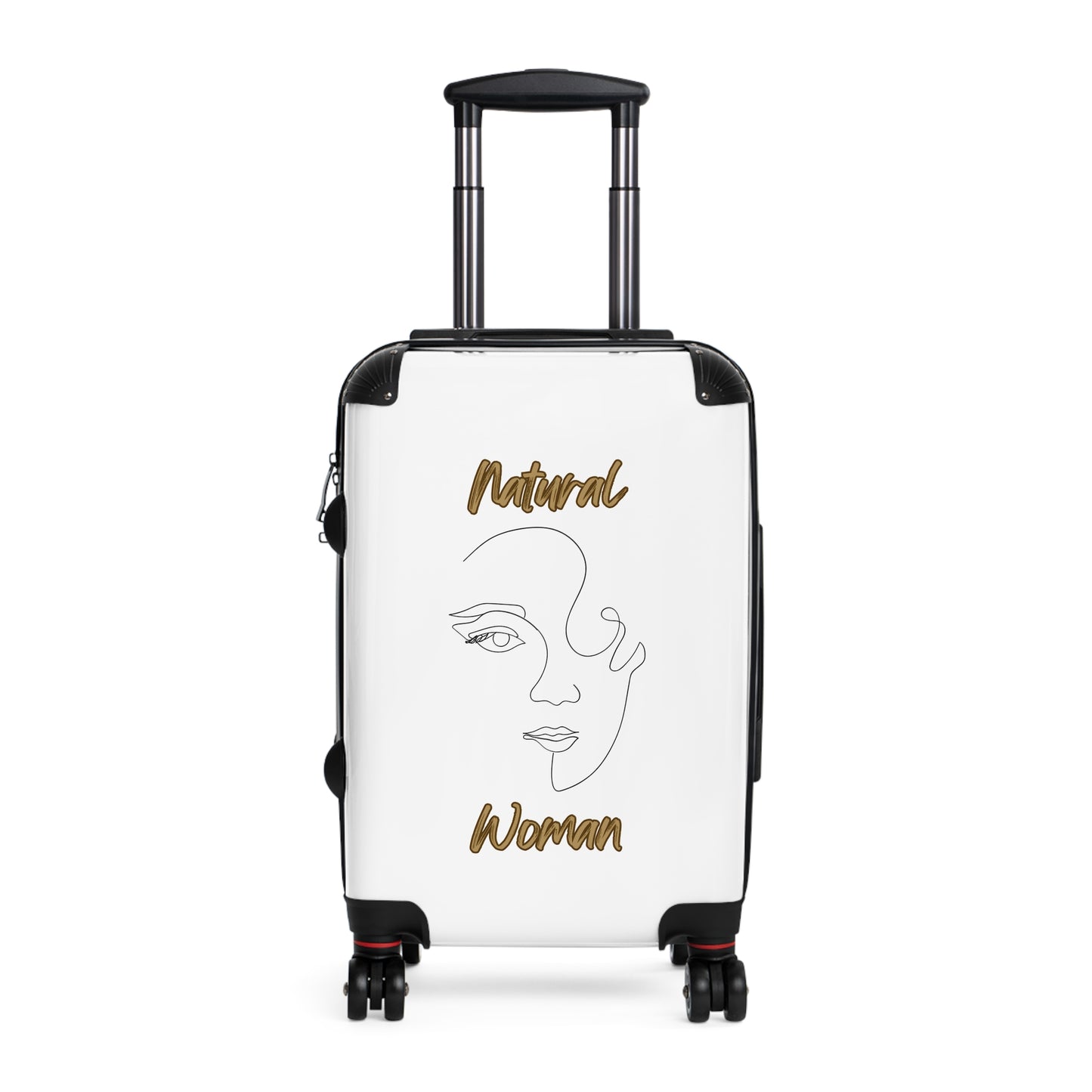 Natural Woman Looking (BL) Suitcase WHITE