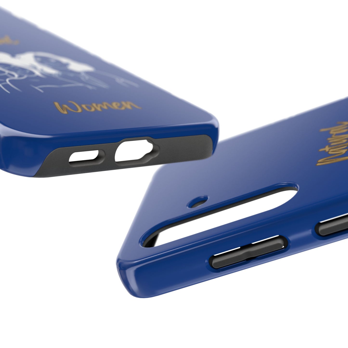 Natural Women Laughing Friends (WL)Tough Phone Cases DARK BLUE