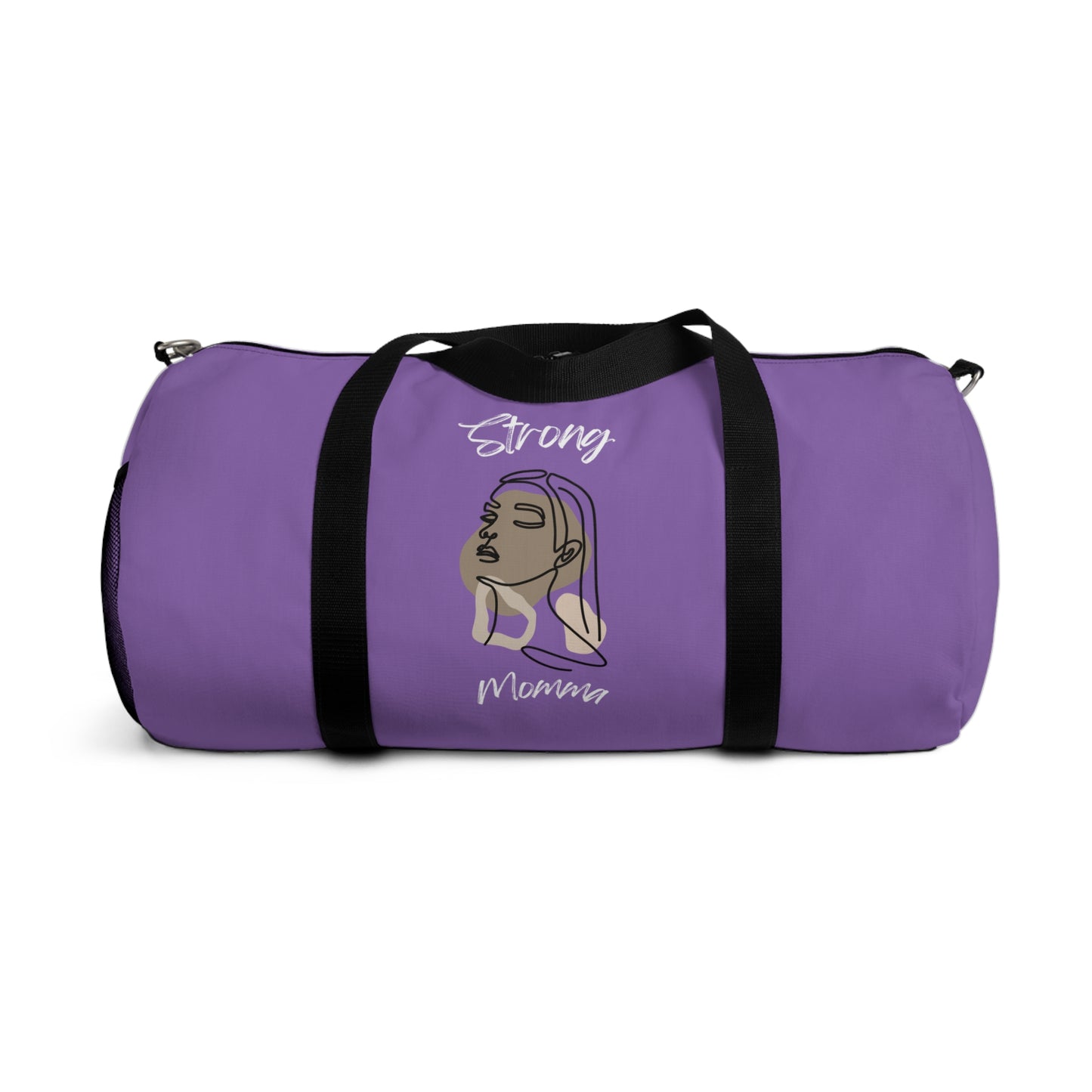 Strong Momma (WL) Duffel Bag LIGHT PURPLE
