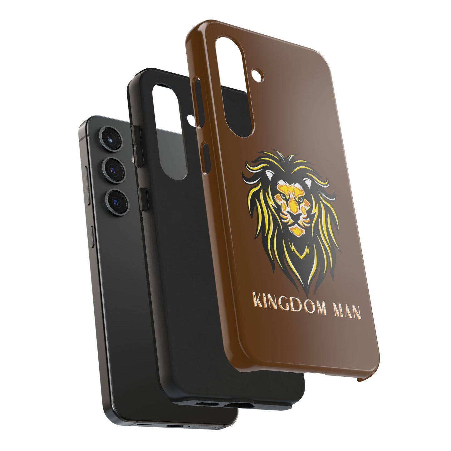 Kingdom Man (White-Gold Label) Tough Phone Case BROWN