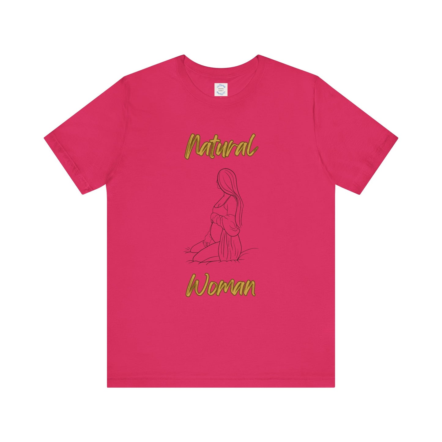 Natural Woman Expecting (BL) Short Sleeve T-Shirt
