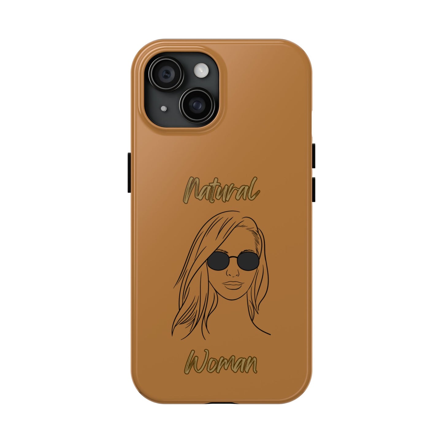 Natural Woman Shades (BL)Tough Phone Cases LIGHT BROWN