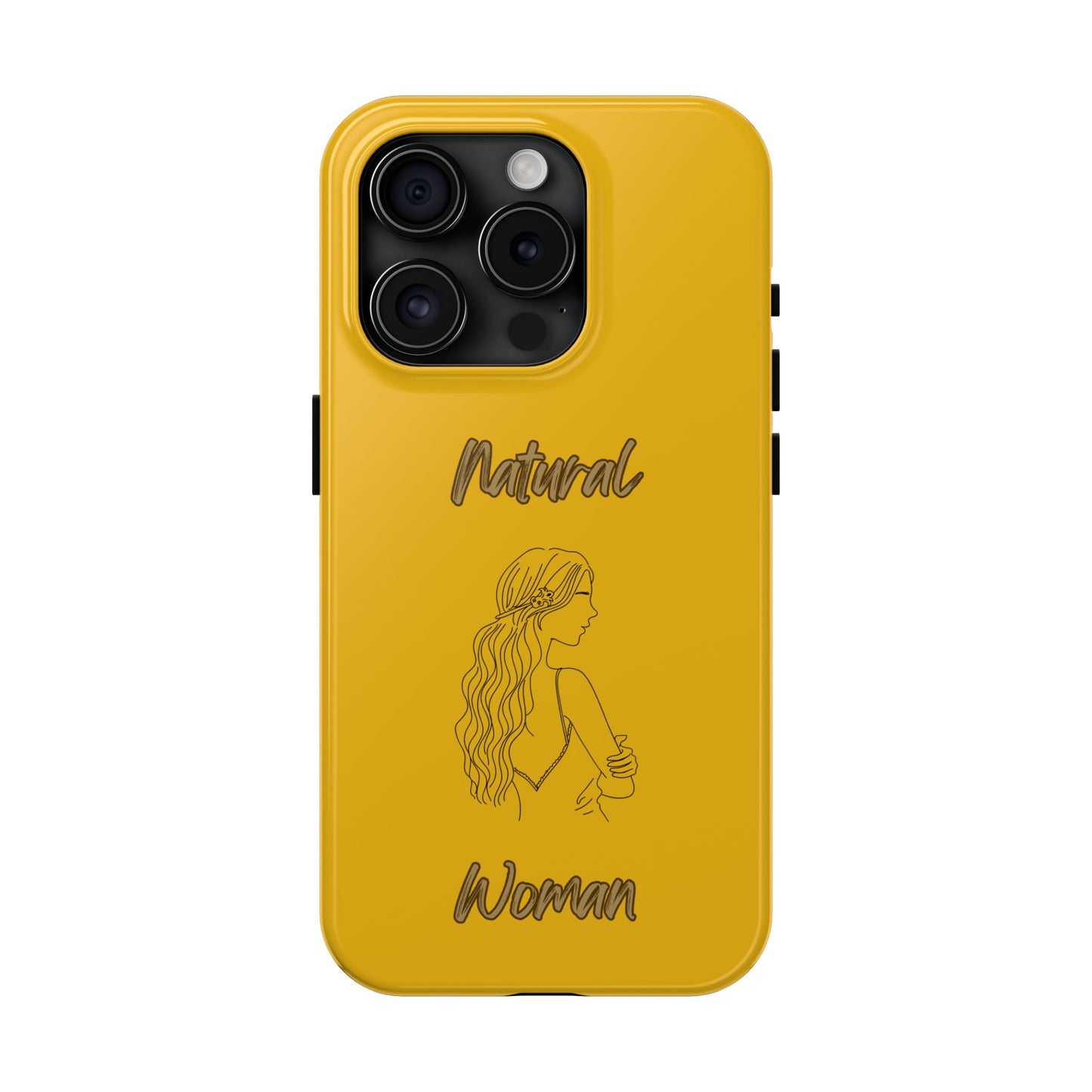 Natural Woman Young Woman (BL)Tough Phone Cases YELLOW