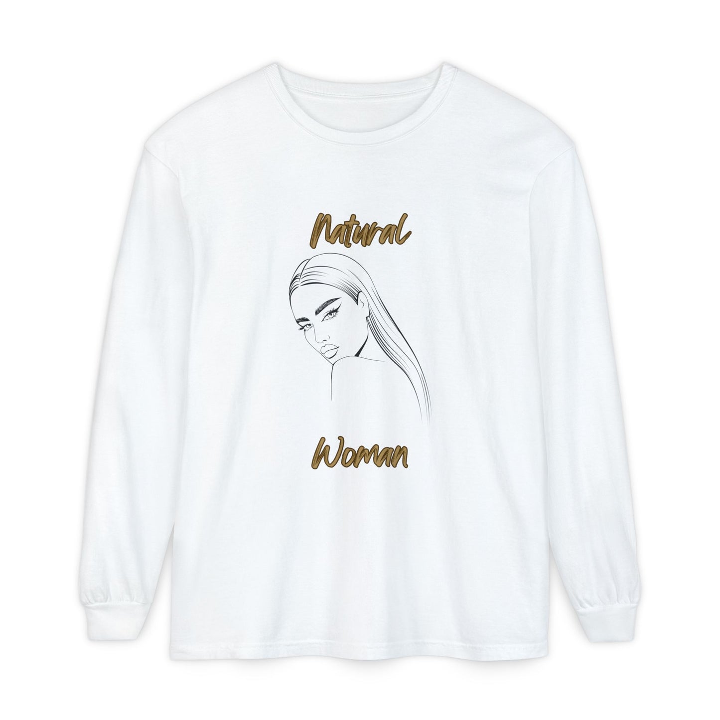 Natural Woman The Stare (BL) Long Sleeve T-Shirt