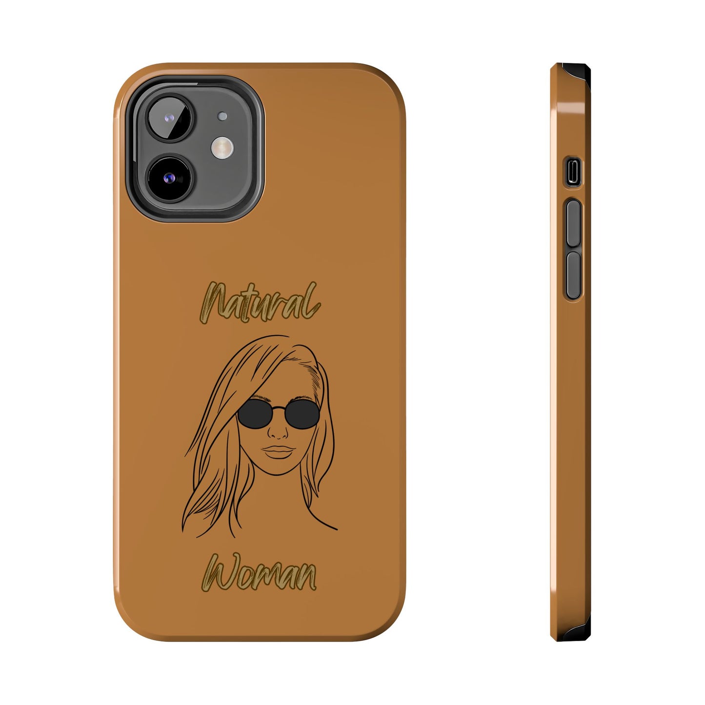 Natural Woman Shades (BL)Tough Phone Cases LIGHT BROWN