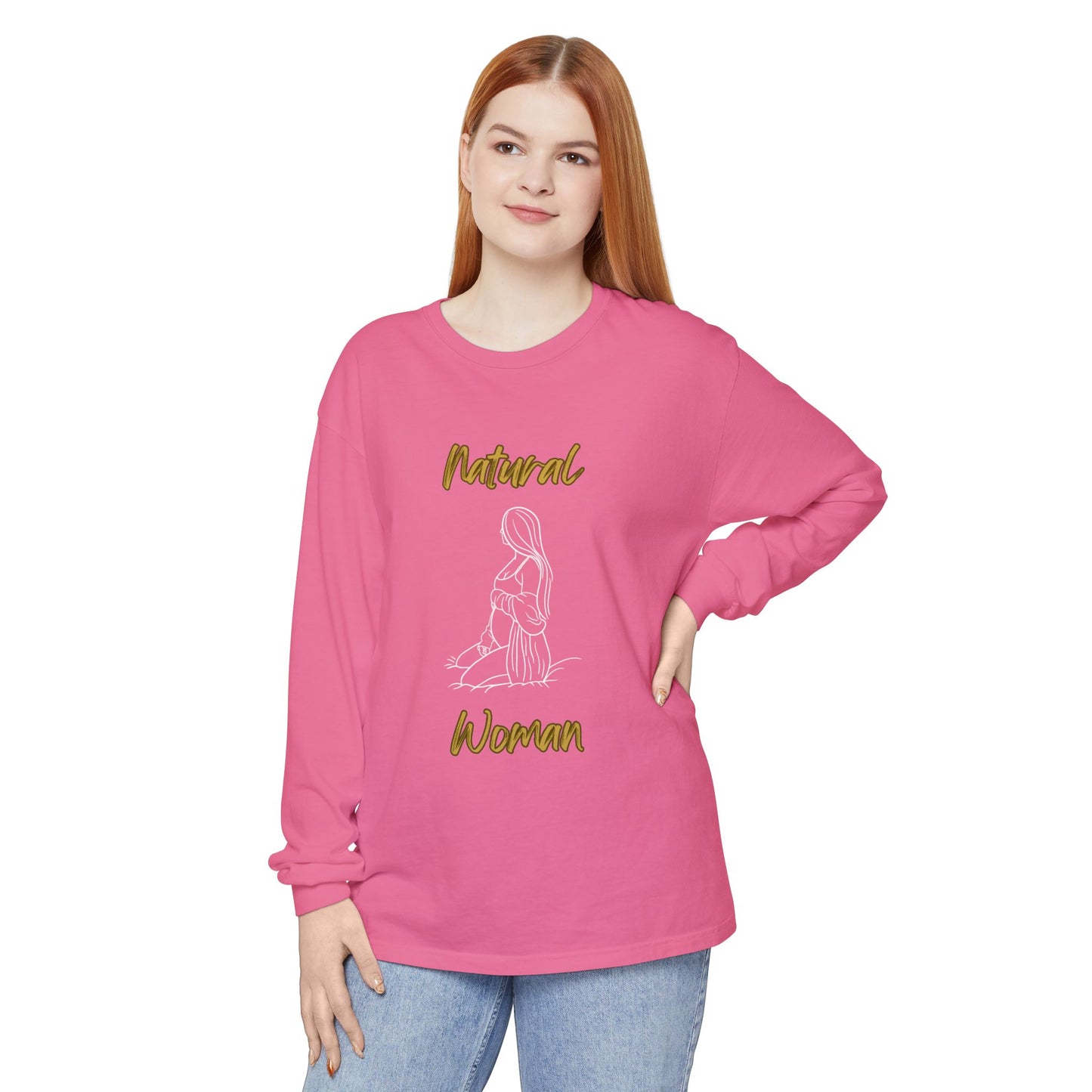 Natural Woman Expecting (WL) Long Sleeve T-Shirt