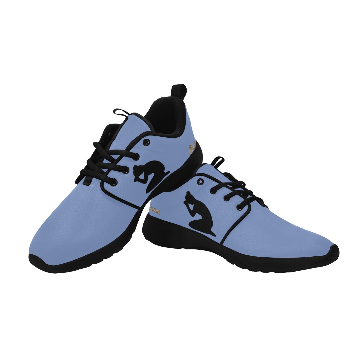 Natural Woman PRAY (BL) MEDIUM BLUE w/ Black Sole Sneakers