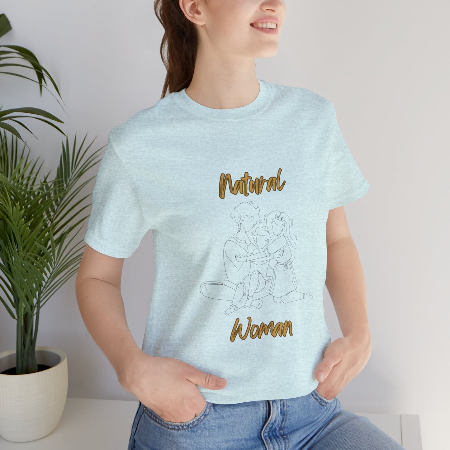 Natural Woman Bear Hugs (BL) Short Sleeve T-Shirt