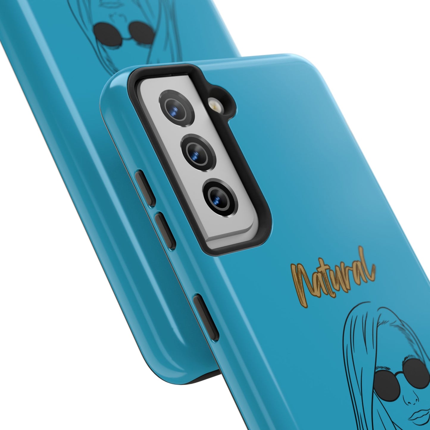 Natural Woman Shades (BL)Tough Phone Cases TURQUOISE