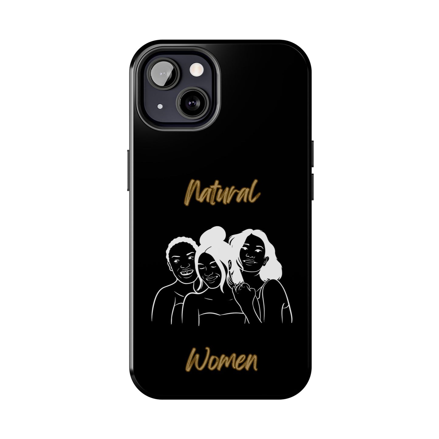 Natural Women Laughing Friends (WL)Tough Phone Cases BLACK