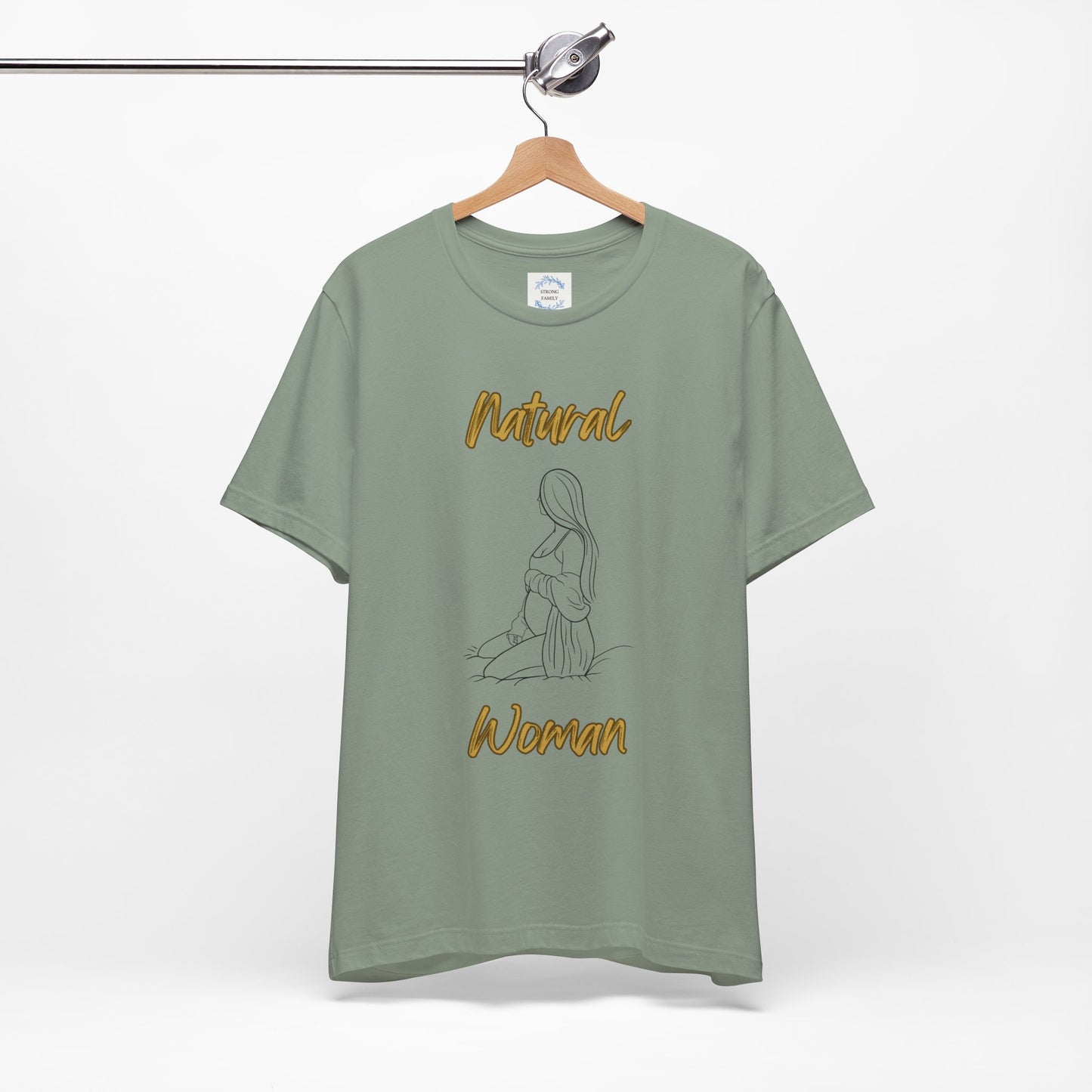 Natural Woman Expecting (BL) Short Sleeve T-Shirt