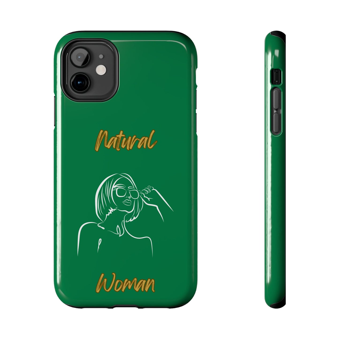 Natural Woman Bright Future (WL)Tough Phone Cases DARK GREEN