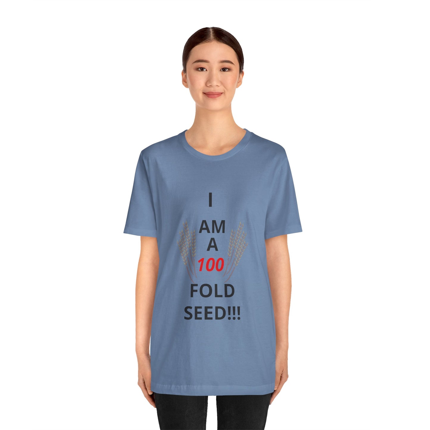 100 Fold Seed (BL)Unisex Jersey Short Sleeve T-Shirt