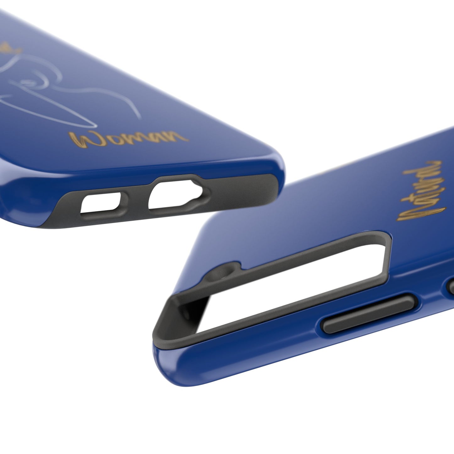 Natural Woman Sun Hat (WL) Tough Phone Cases DARK BLUE