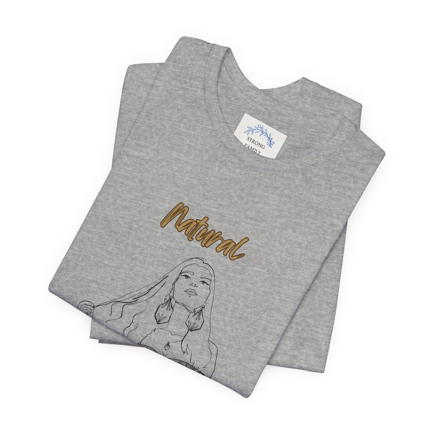 Natural Woman Thinking (BL) Short Sleeve T-Shirt