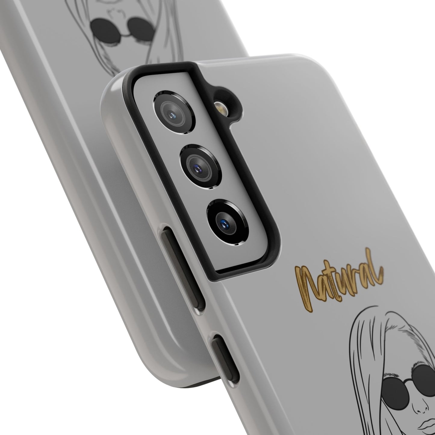 Natural Woman Shades (BL)Tough Phone Cases LIGHT GREY