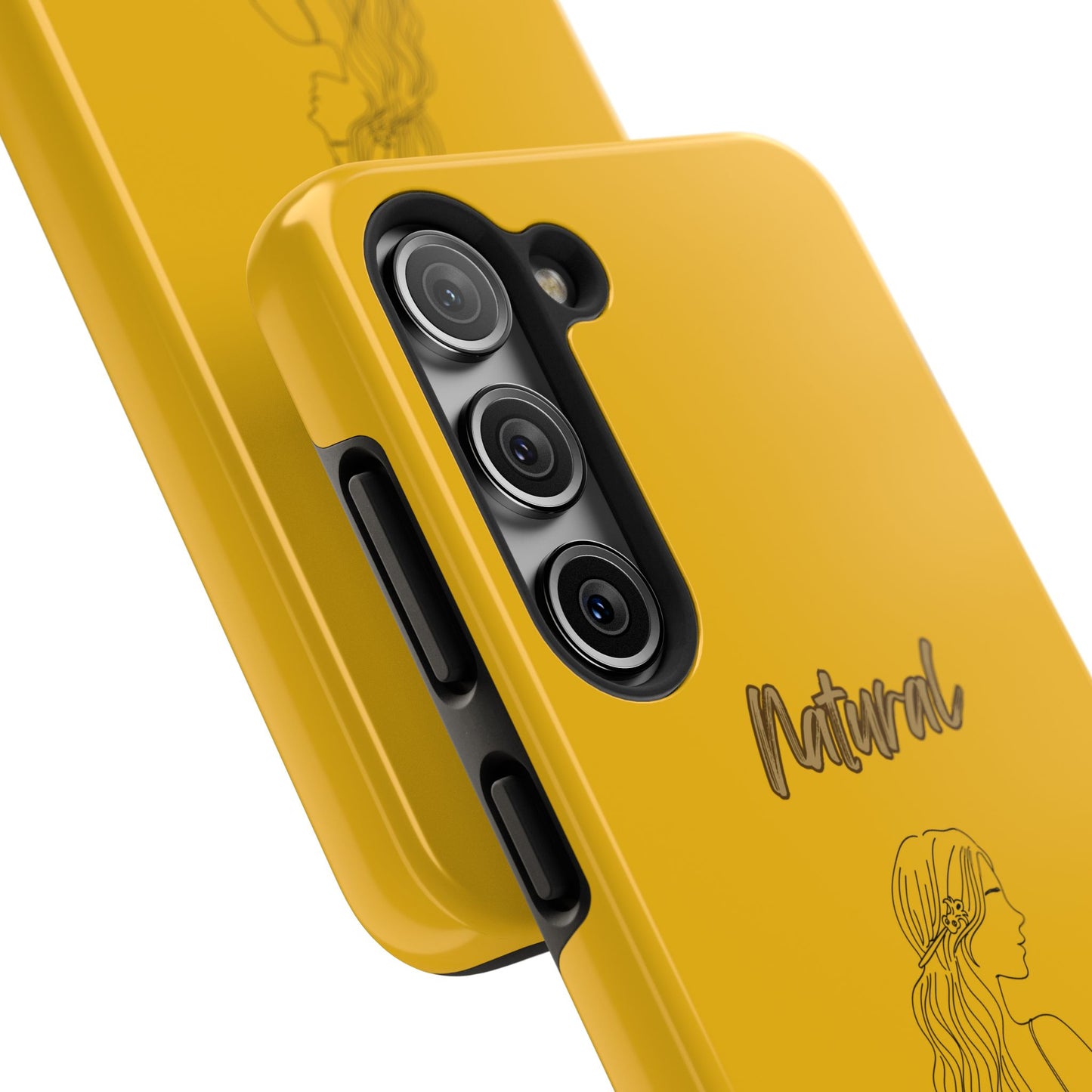 Natural Woman Young Woman (BL)Tough Phone Cases YELLOW