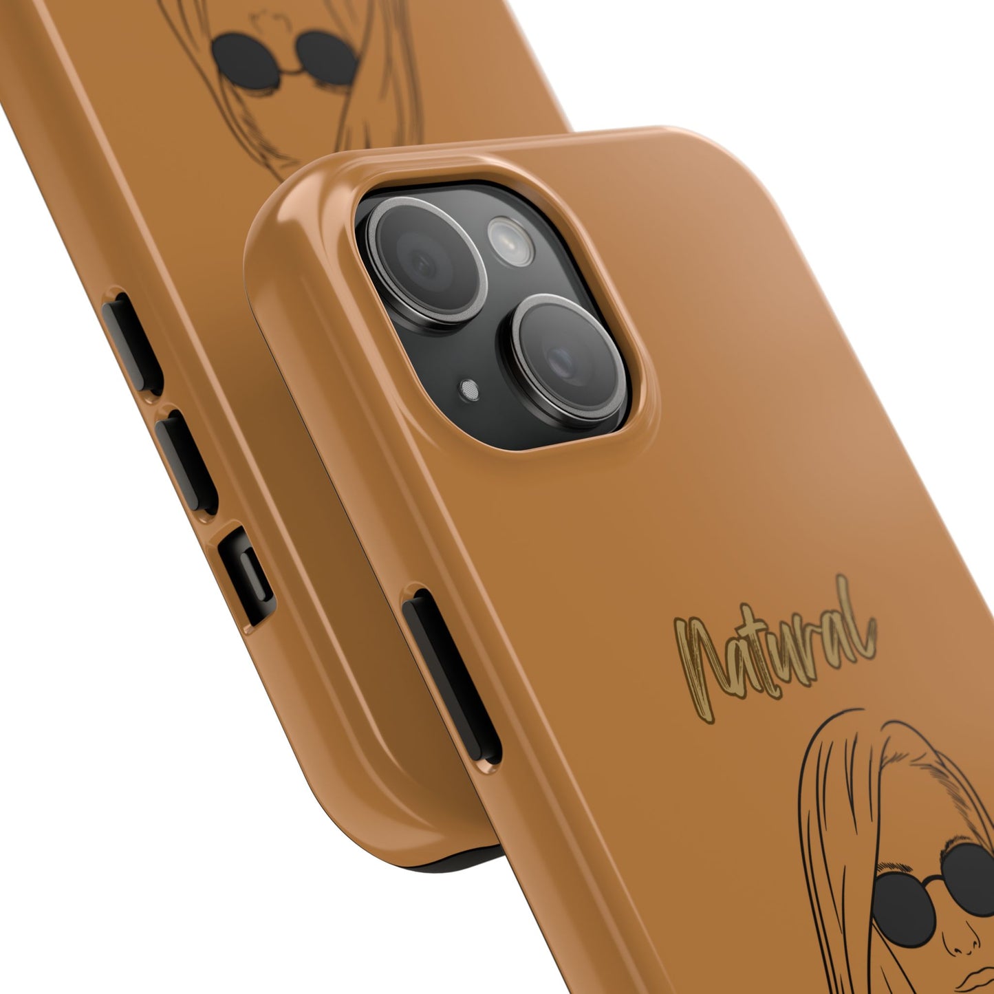 Natural Woman Shades (BL)Tough Phone Cases LIGHT BROWN