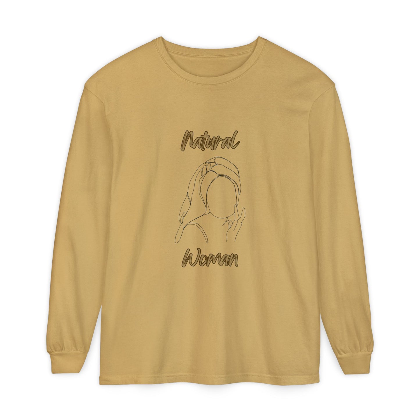 Natural Woman Towel Wrapped (BL) Long Sleeve T-Shirt