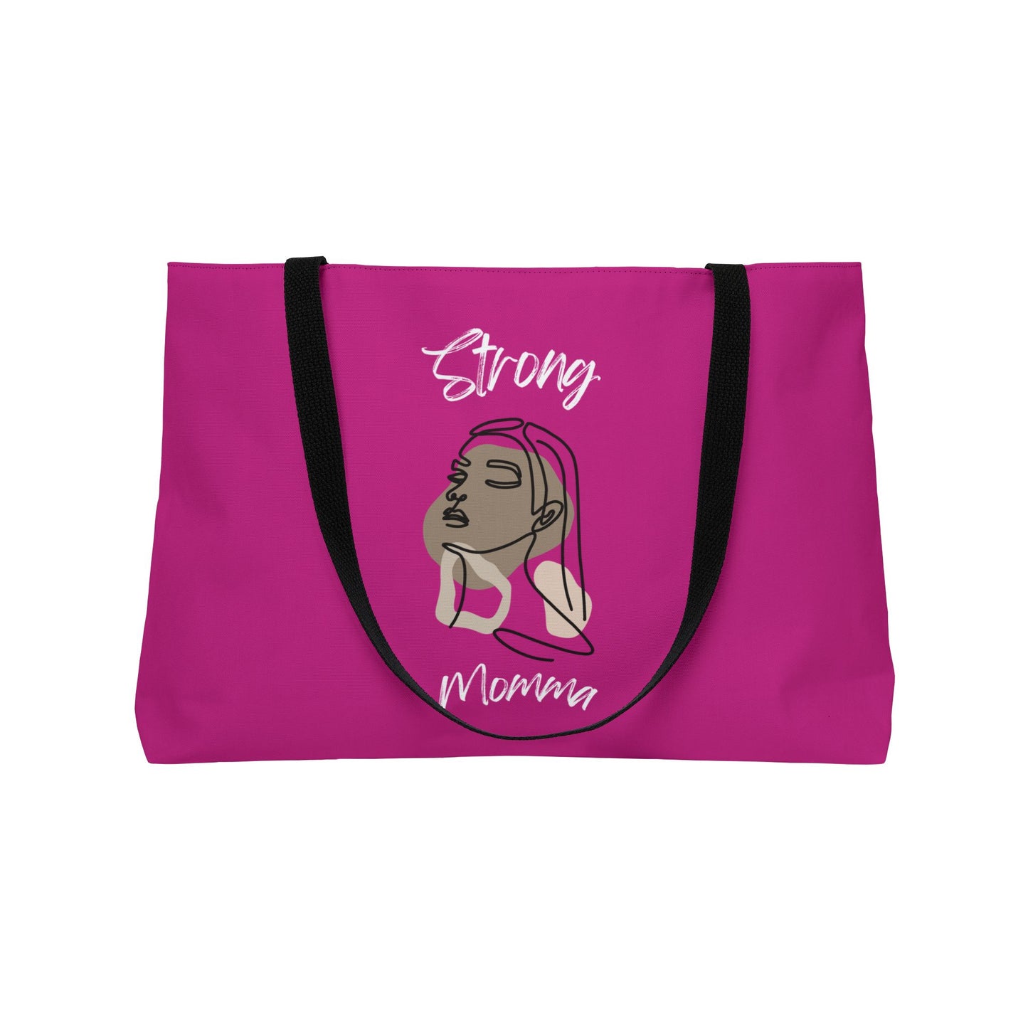 Strong Momma (WL) Weekender Tote Bag PINK