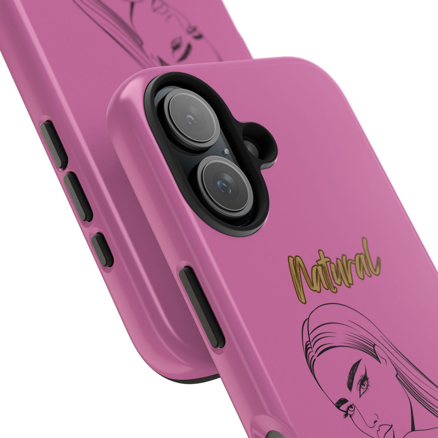 Natural Woman The Stare (BL)Tough Phone Cases LIGHT PINK