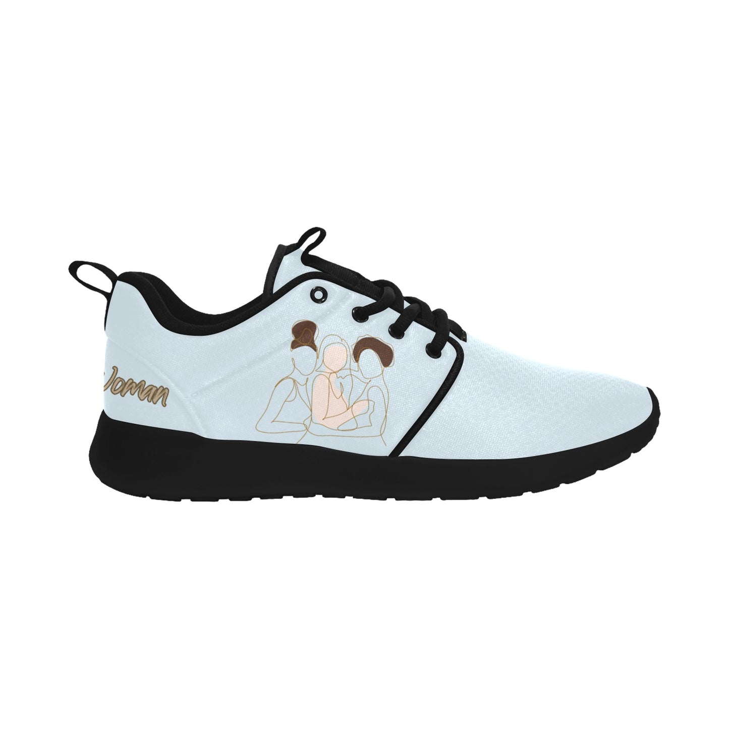 Natural Women FRIENDS (WL) SKY BLUE w/ Black Sole Sneakers