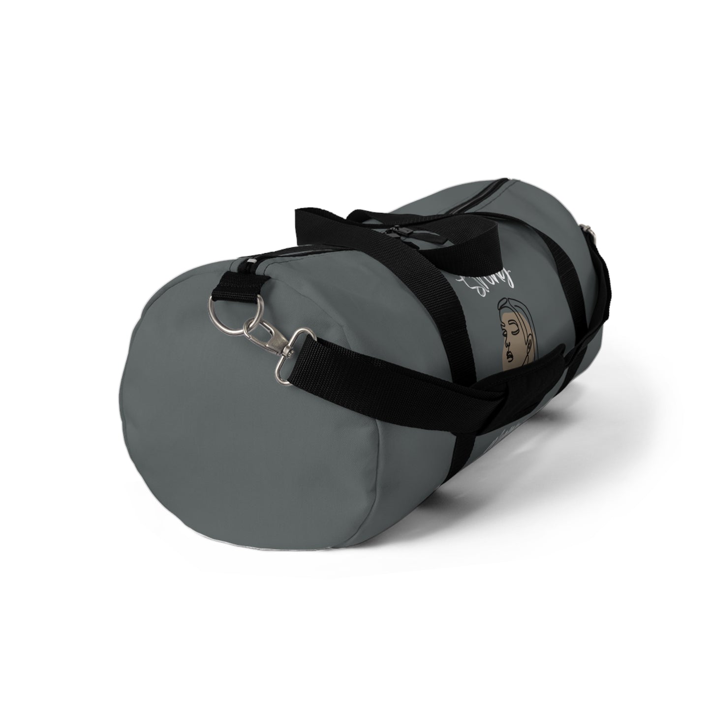 Strong Momma (WL) Duffel Bag DARK GREY