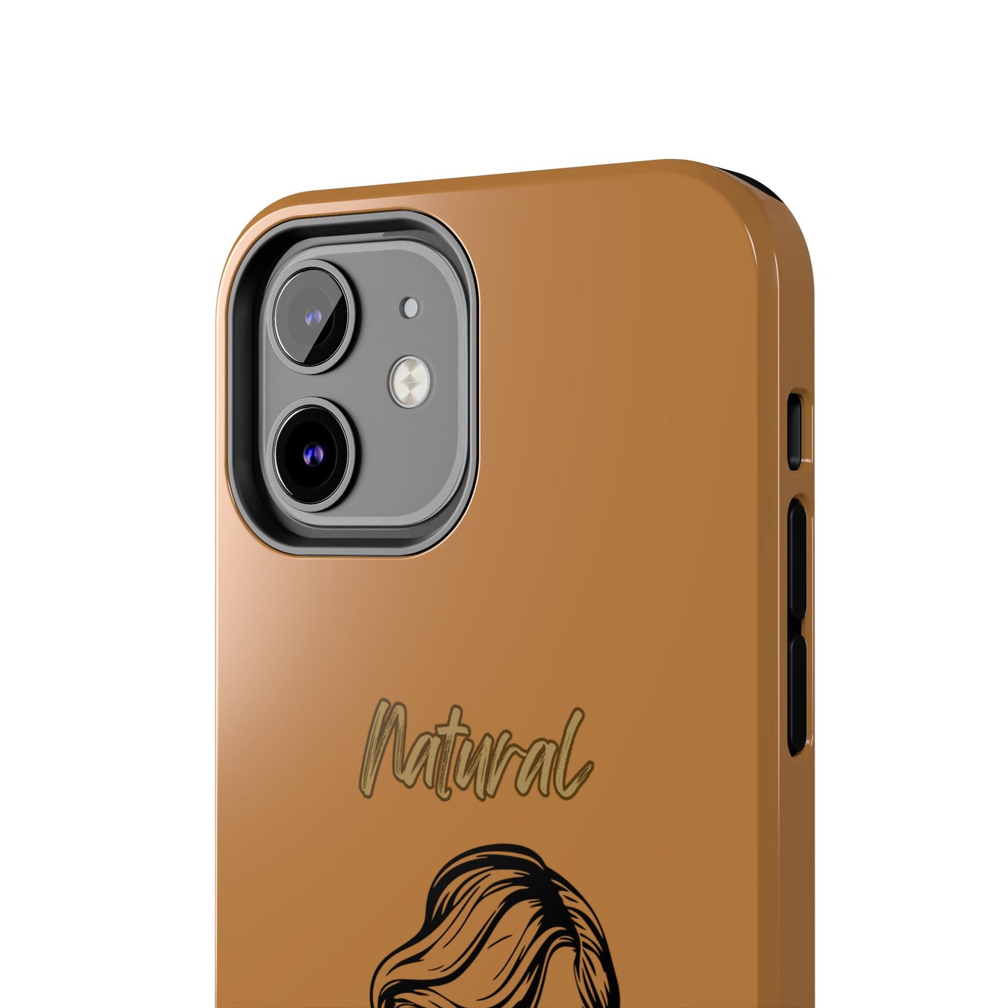 Natural Woman Long Curl (BL)Tough Phone Cases LIGHT BROWN