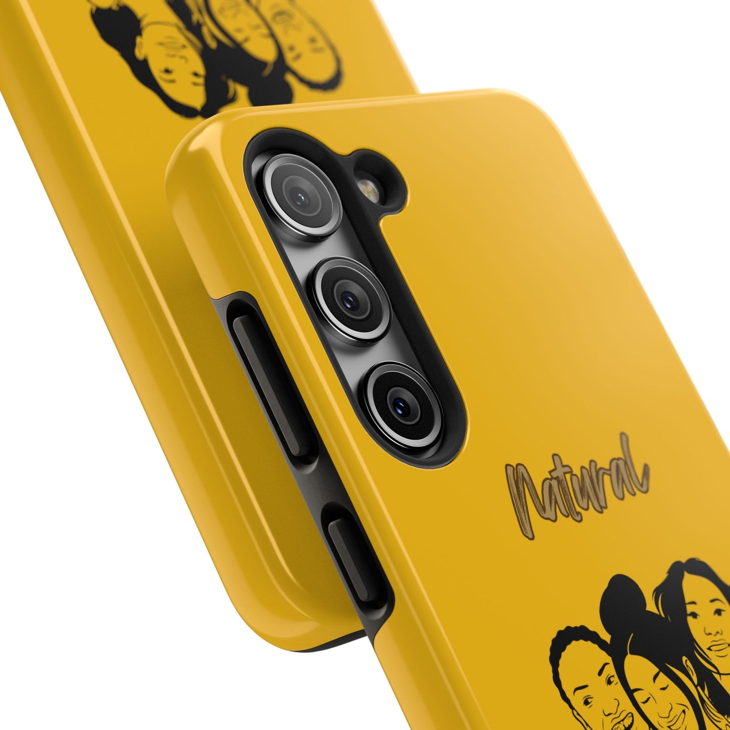 Natural Women Laughing Friends (BL)Tough Phone Cases YELLOW