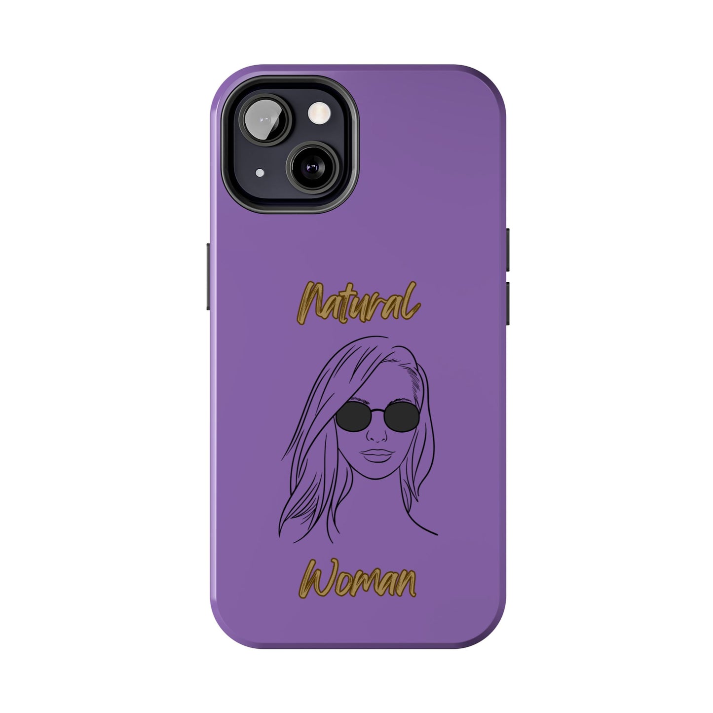 Natural Woman Shades (BL)Tough Phone Cases LIGHT PURPLE