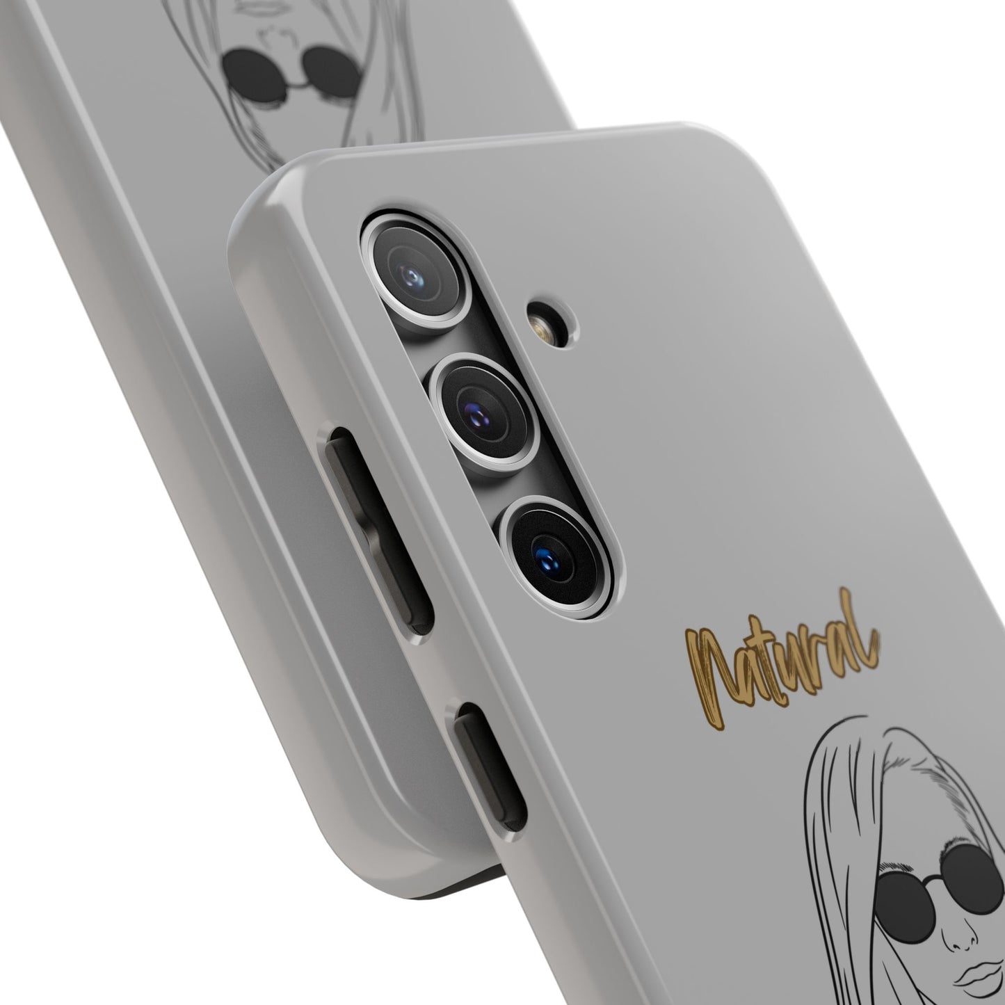 Natural Woman Shades (BL)Tough Phone Cases LIGHT GREY