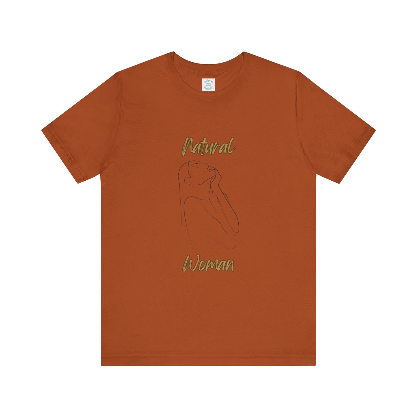 Natural Woman Thank You (BL) Short Sleeve T-Shirt