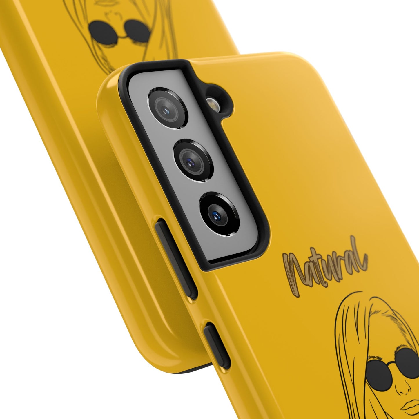 Natural Woman Shades (BL)Tough Phone Cases YELLOW