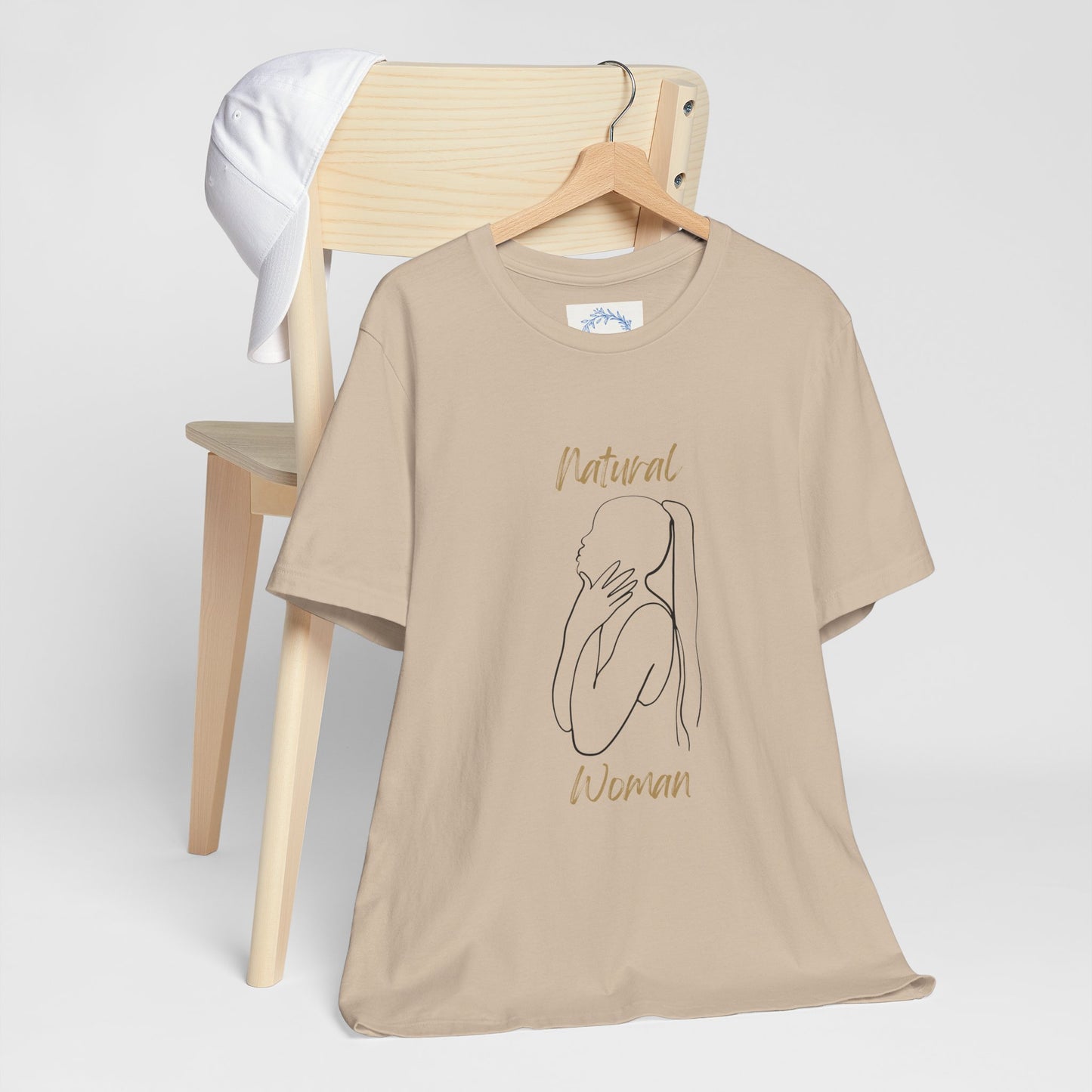 Natural Woman Ponytail (BL) Short Sleeve T-Shirt