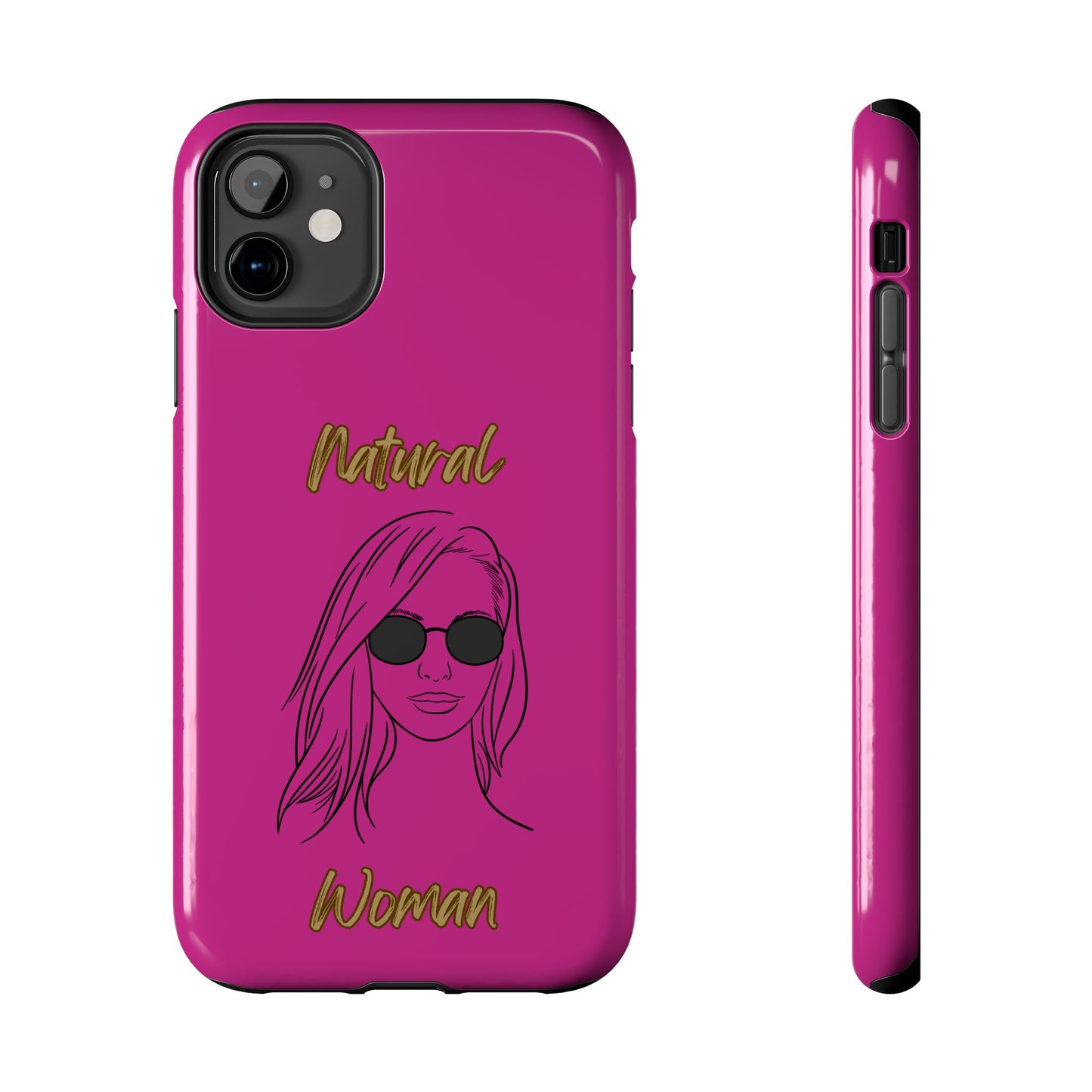 Natural Woman Shades (BL)Tough Phone Cases PINK