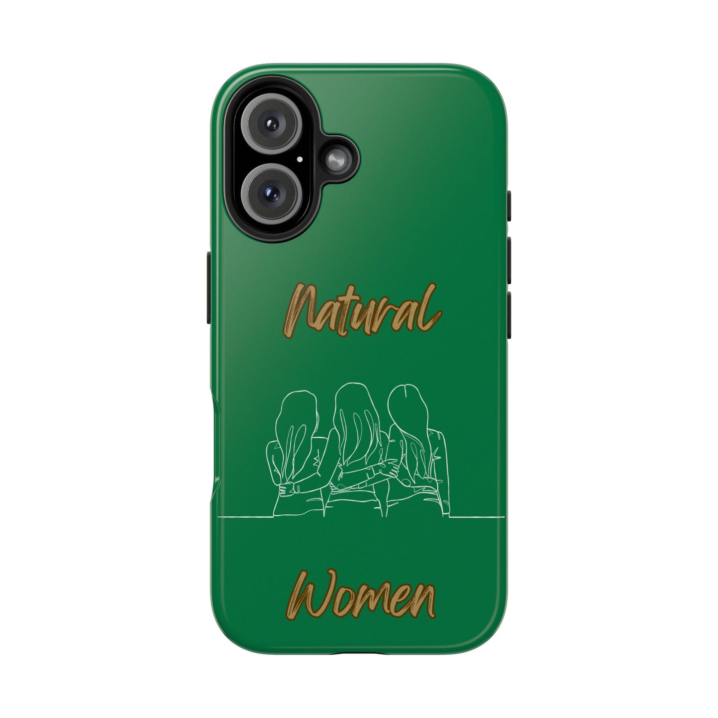 Natural Woman Loving Friends (WL) Tough Phone Cases DARK GREEN