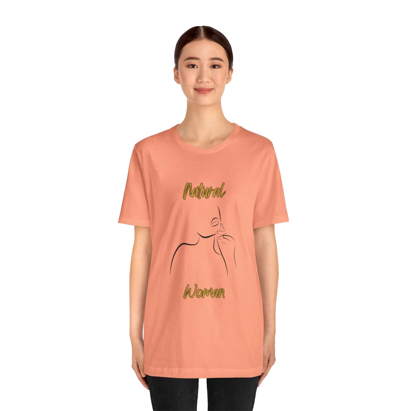 Natural Woman Chin Up (BL) Short Sleeve T-Shirt