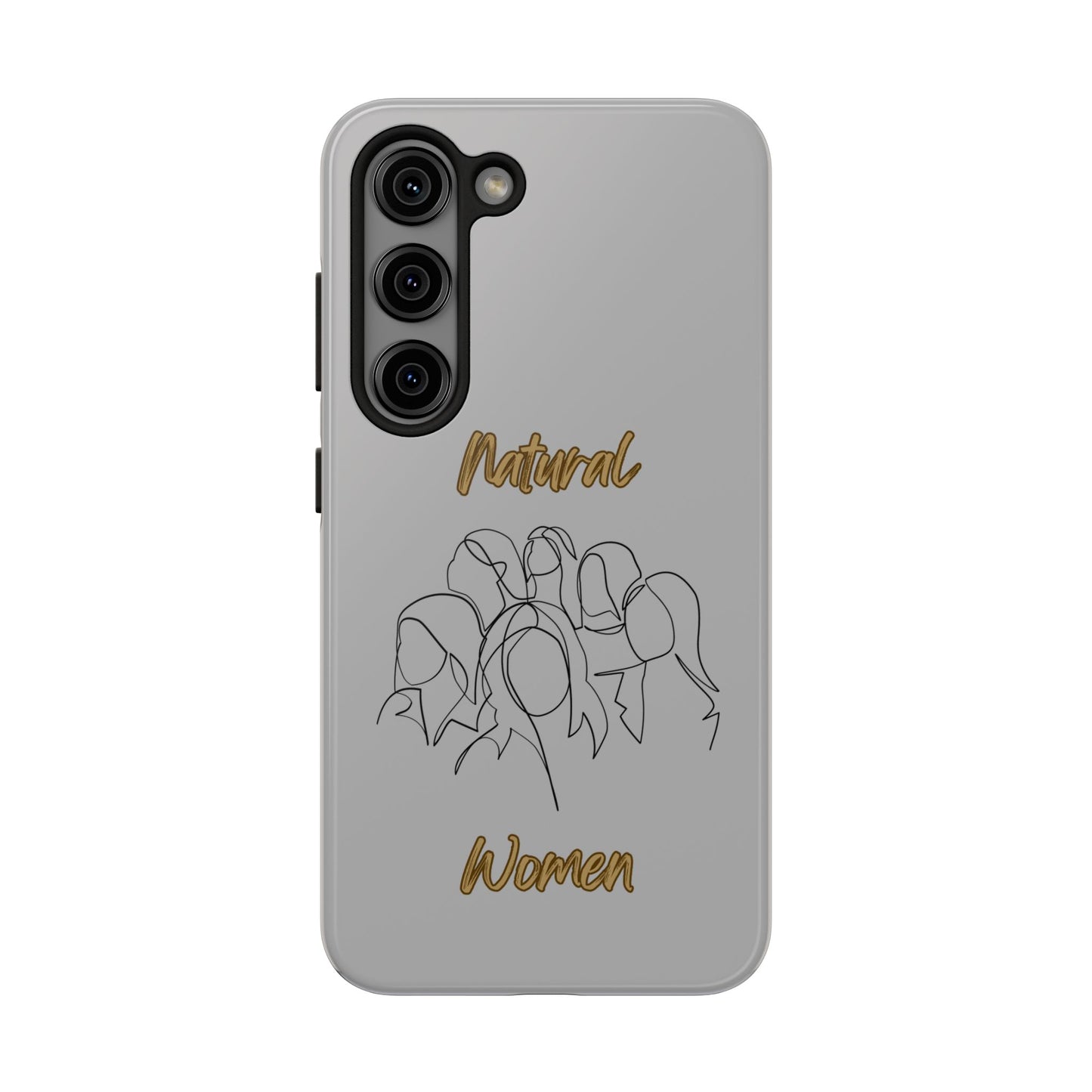 Natural Women Professionals (BL)Tough Phone Cases LIGHT GREY