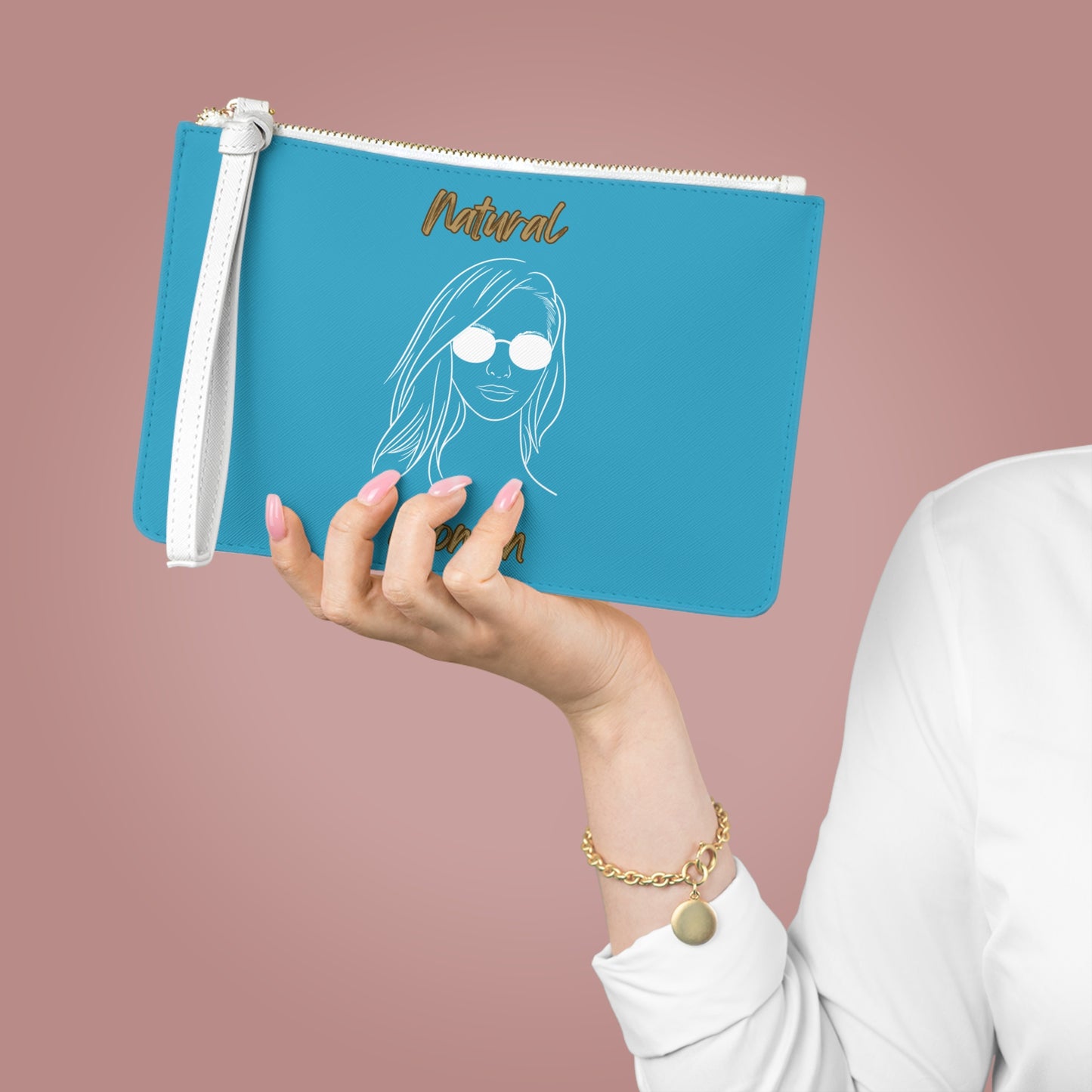 Natural Woman Shades (WL) Clutch Bag TURQUOISE