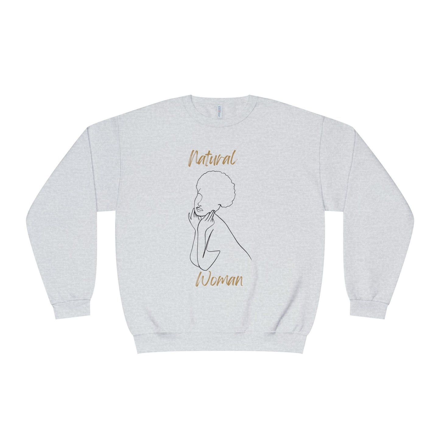 Natural Woman Cute Afro (BL) Crewneck Sweatshirt